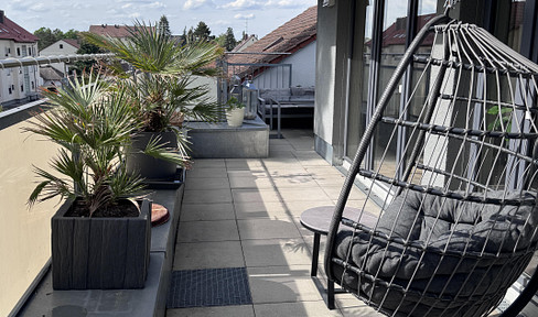 Penthouse with a massive rooftop terrace, no agents.