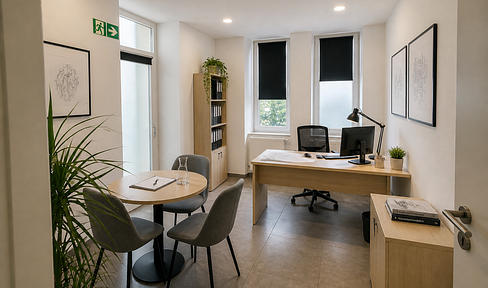 Helle 110 m² Gewerbefläche | 4 Räume| Büro / Praxis | zentrale Lage Stuttgart