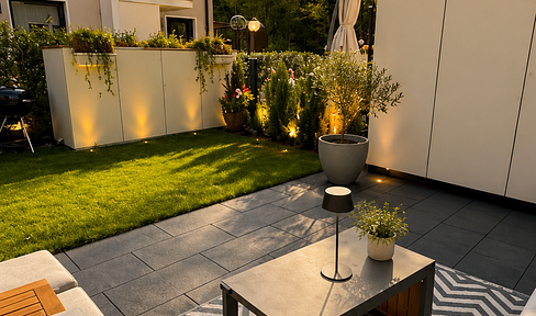 Modern KfW-55 family home – 145 m², garden, garage, and parking space – NO COMMISSION.