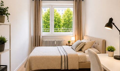Great room in a newly formed 4-person shared apartment - First occupancy after renovation!