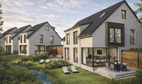 Provisionsfreier Neubau im Rheingau - hochwertige DHH mit Garten, Carport und ausgebautem Dach