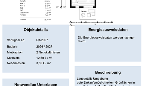 Attraktive 4- Zimmer-Neubauwohnung W4