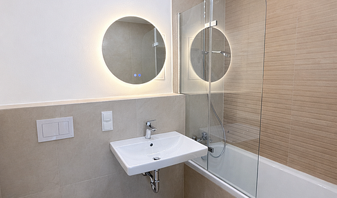 Kernsanierte 3-Zimmer-Wohnung mit moderner Einbauküche in zentraler Lage