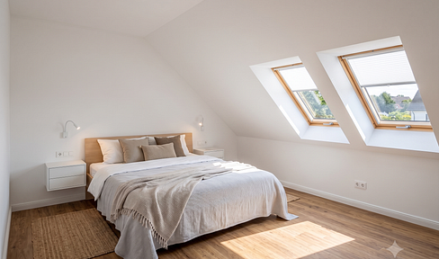 New construction highlight in Spandau: First occupancy, air-conditioned, with fitted kitchen and balcony.