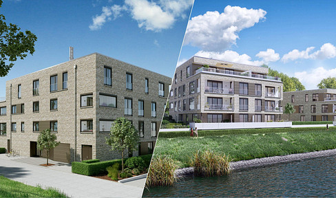 Spectacular 3-room apartment with a waterfront view, located in the heart of Lübeck.