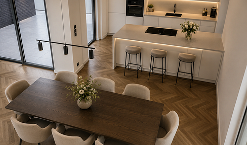 Erstbezug, einzigartiges Split-Level-Haus in Meerbusch-Büderich / Düsseldorf