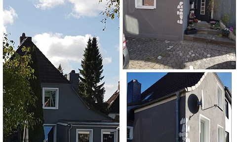Renovated semi-detached house with a 992 m² dream garden – no commission, ideal for families.