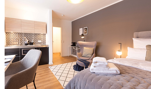 Move in immediately and feel right at home: Furnished 1-bedroom apartment in a prime location.