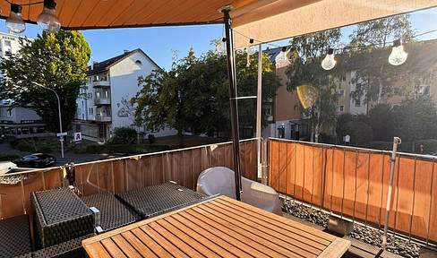 1,5-Zimmer möblierte Wohnung mit Balkon in zentraler Lage