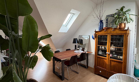 Apartment in the attic of a building, located in Wermelskirchen.