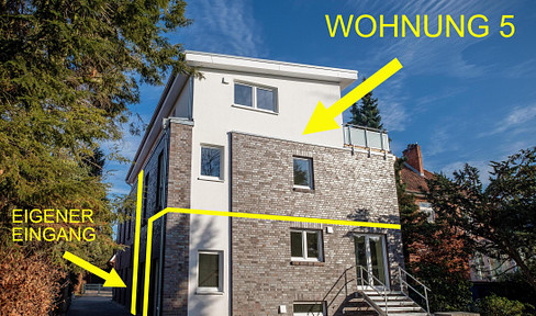 Duplex penthouse apartment in Alt-Rahlstedt, Hamburg.