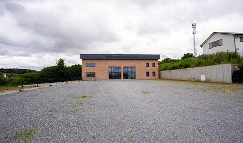 Commercial property with representative features, including an attached apartment.