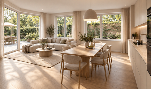 Neubau: Luxuriöse 4-Zimmer Maisonette-Wohnung mit Garten in München Solln
