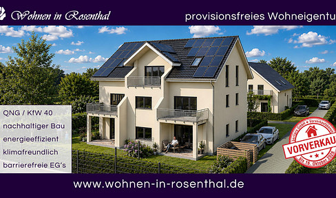 PRE-SALE: 4-room energy-efficient apartment with balcony - NO COMMISSION - in Berlin-Pankow-Rosenthal.