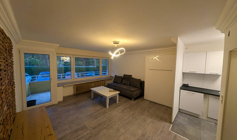 Stylish, modernised 1-bedroom apartment on the ground floor in Herdecke.