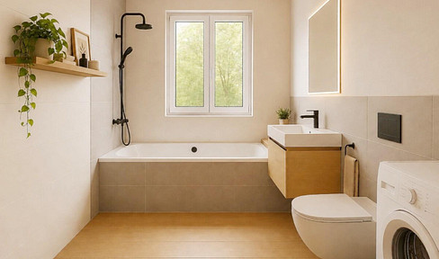 Modern 2-room apartment in Dresden-Weißig – available furnished | 57 m² | Balcony | Renovated.
