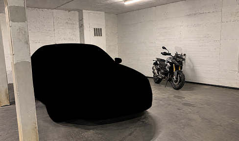Motorcycle parking space in underground garage - Schwetzingerstadt.