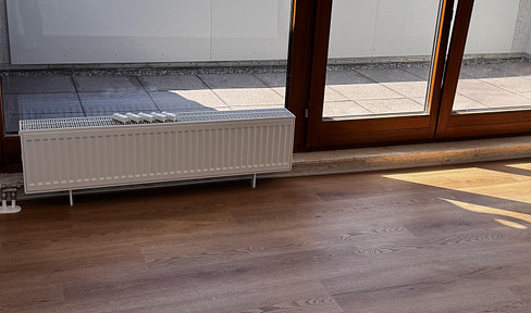 Erstbezug nach Renovierung: Moderne 2ZKB mit großer Dachloggia, EBK und Stellplatz
