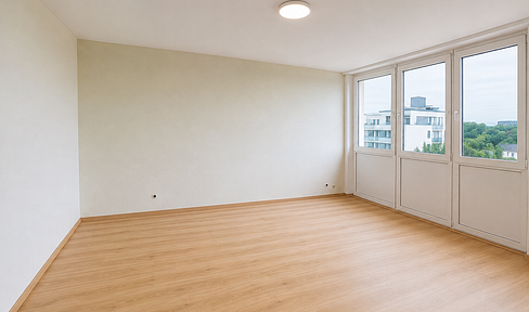 Erstbezug nach Modernisierung: 2-Zimmerwohnung mit Blick ins Grüne