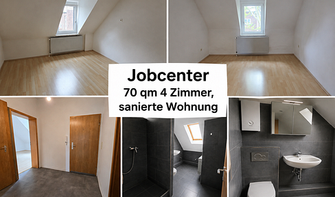 Jobcenter – جوب سنتر – Джобцентер – deine neue Wohnung ist fertig!