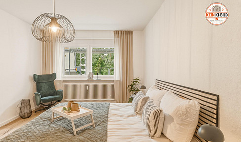 2-Zimmer-Wohnung frisch renoviert – sofort bezugsfrei, provisionsfrei