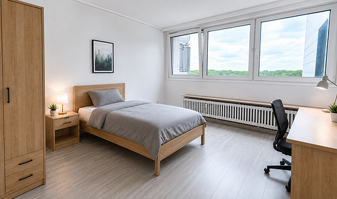 Modernes 21 m² WG-Zimmer in frisch sanierter 4er-WG | Möbliert | Balkon | Kaarst