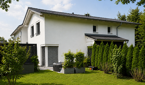 Brand new single-family home | 210 m² of living and usable space | 752 m² plot of land | Basement | No commission fees.