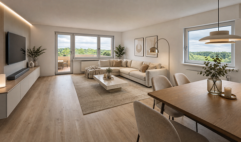 High-quality renovated 3-room apartment with a loggia and balcony – first occupancy after renovation.