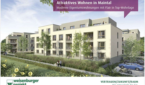 Erstbezug - Neubau in Maintal mit Dachterasse