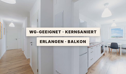 Completely renovated and suitable for shared living: Brand new apartment, no commission fees, with a balcony and parking space!