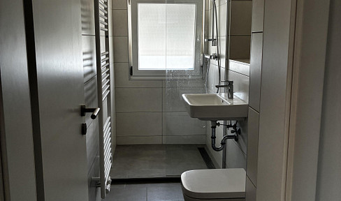 Renovated 3-room attic apartment in a completely refurbished building.
