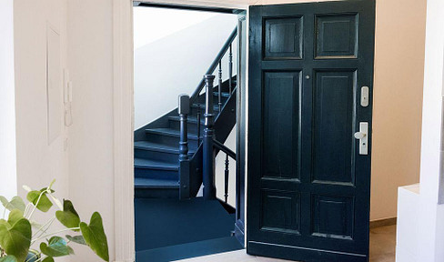 Schlegelstraße 11: Furnished one-room apartment, 54 square meters, located on the 4th floor.
