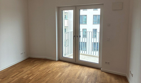 2-room apartment in a new building near the Springpfuhl S-Bahn station - available immediately.