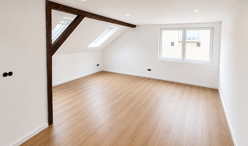 Renovated 2-room attic apartment for rent in Bad Rothenfelde.
