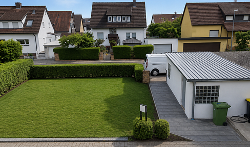 Renovated house with a separate apartment and a heat pump.