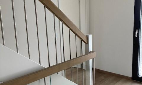 Completely renovated semi-detached house.