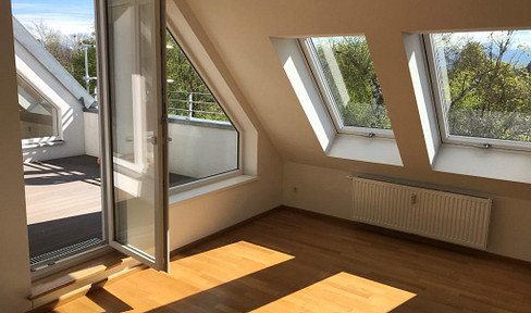 3,5-Zi-DG Neubau, Wohnen und Arbeiten mit Bergblick, große SW-Loggia, nur 30 min nach München
