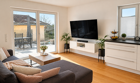 PRIVATVERKAUF - Moderne 3‑Zimmer‑EG‑Wohnung mit Terrasse & Garten