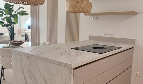 Exclusive, like-new dream apartment: Air-conditioned, fully furnished -