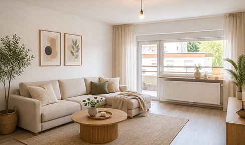 2-room apartment, newly renovated, in a quiet location, ready to move in immediately.