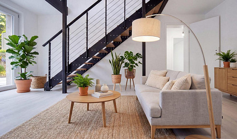 Duplex apartment with terrace, garden, and balcony – available in Alterlangen, no commission fees.