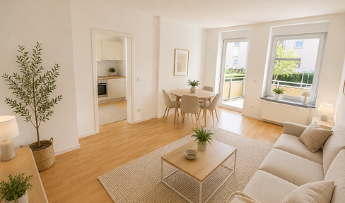 Charmante 3-Zimmer-Wohnung mit Balkon in Heidenau // Bezugsfrei // Provisionsfrei