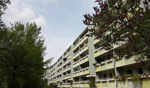 South-facing balcony, with an open view of greenery, 4-room apartment.