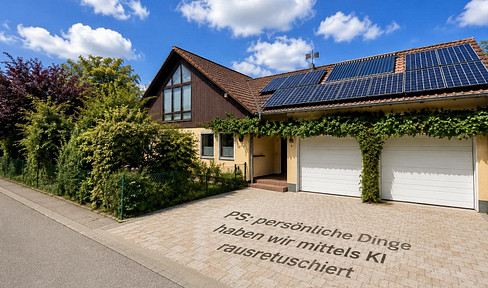 EFH (auf 1052m² Grund) mit seperater ELW auf traumhaften Grundstück, Doppelgarage, Baumh. & Seilbahn