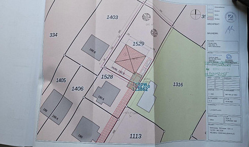 Building plot with approved preliminary building application in Teltow! Absolutely no commission fees!