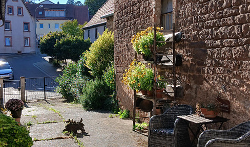 A spacious property with a rural charm.