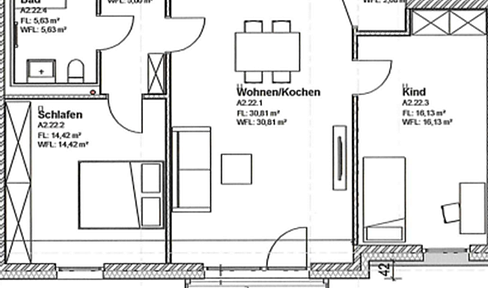 Erstbezug: Moderne Staffelgeschosswohnung mit Balkon sowie energieeffizientem Wohnkomfort