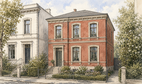 Building plot with a charming existing structure, potentially offering 415 square meters of living space.