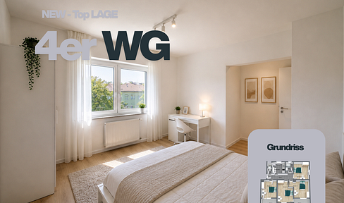 Erstbezug / Neugründung: Hochwertige 4-Zimmer-WG am Ulmer Eselsberg (Traminerweg)