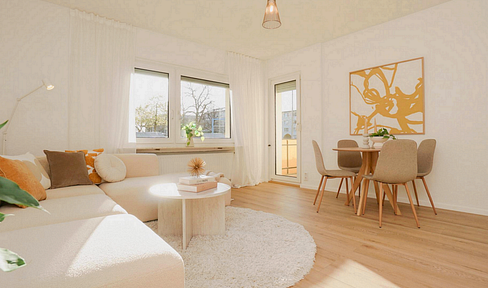 Zentral, hell und gut angebunden – attraktive 3-Zimmer-Wohnung